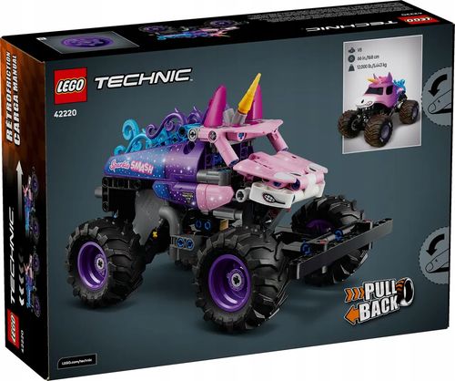 42220 - LEGO Technic - Monster Jam™ Sparkle Smash™ z napędem typu pull-back na Arena.pl