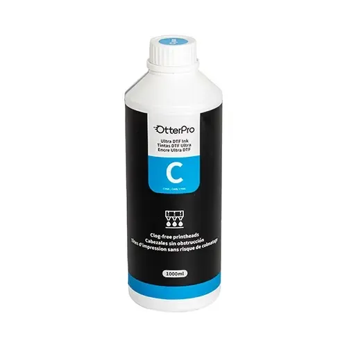 Tusz OtterPro Ultra DTF 1000 ml - Cyan zdjęcie 1