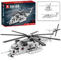 ND24_24743 Klocki Konstrukcyjne Smiglowiec Transp