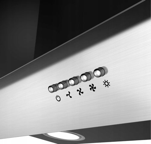 Ciarra CBCB6736C okap naścienny 60 cm, 380 m³/h, oświetlenie LED, 2 filtry na Arena.pl