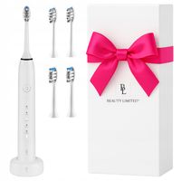 Szczoteczka soniczna do zębów 84tys r/min 5 Tryb 4 Końcówki INDUKCJA BIAŁA