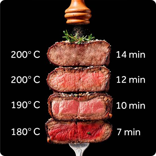 Duża frytkownica beztłuszczowa 10,2l Air fryer XL dwukomorowa Berdsen 1700W BD-657 czarna na Arena.pl