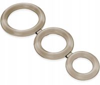 Rozciągliwy potrójny sex pierścień ring erekcyjny