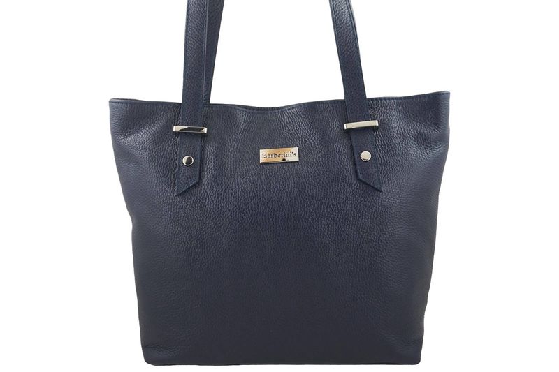 Shopper bag - duża torebka miejska - Granatowa zdjęcie 2