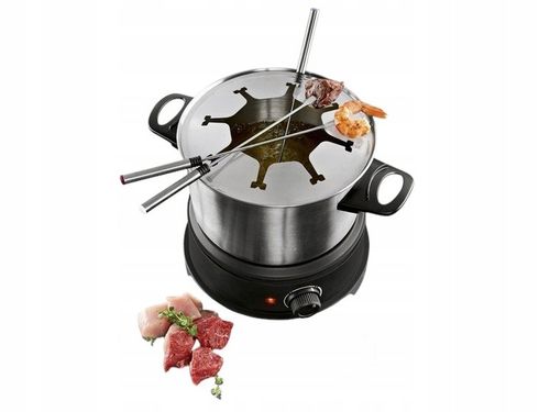 ZESTAW DO FONDUE FOUNDE ELEKTRYCZNY GARNEK DLA 8 OSÓB 1500W 3L 8 X WIDELEC na Arena.pl