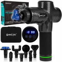 PISTOLET DO MASAŻU MASAŻER DO PLECÓW CIAŁA ZESTAW POKROWIEC MASSAGE GUN