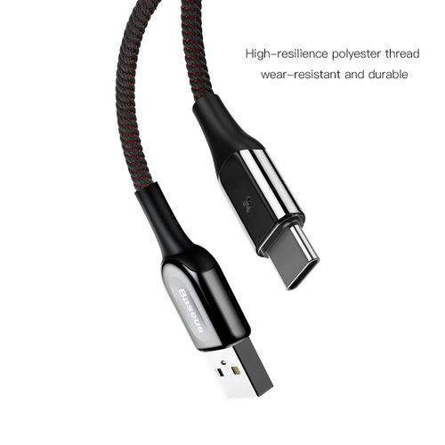 Baseus kabel X-type (typ-C | 1 m) czarny 3A na Arena.pl