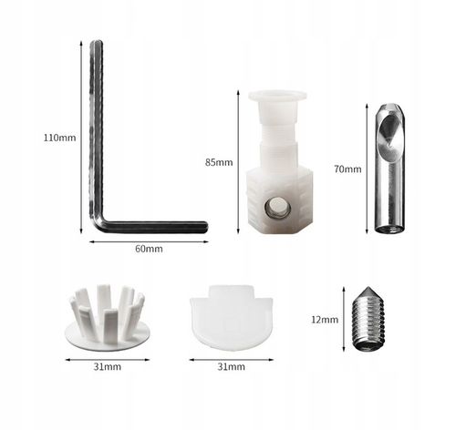 ZESTAW MONTAŻOWY DO MISKI PODWIESZANEJ SEDES BIDET na Arena.pl