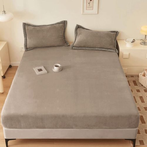 PRZEŚCIERADŁO Z GUMKĄ 140x200 PLUSZOWE POLAROWE MIŚ MIĘKKIE CIEPŁE BEŻOWY na Arena.pl