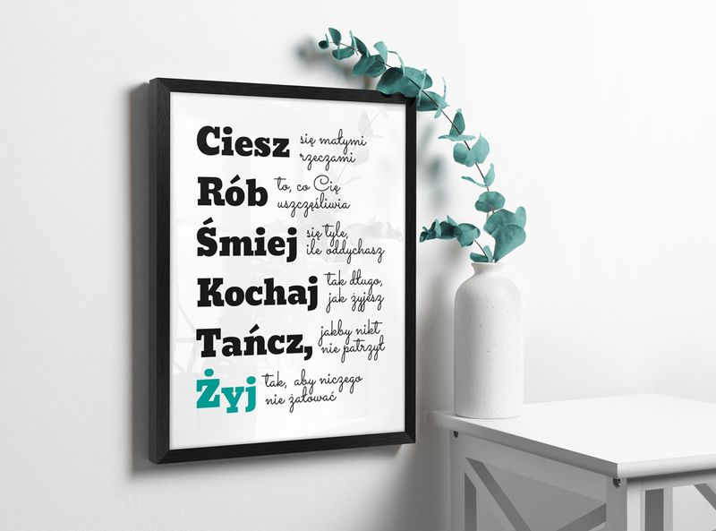 Obraz ramka prezenty podarunek na zakończenie roku szkolnego zdjęcie 3