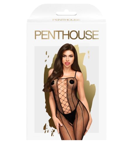 Bodystocking z ażurowym wzorem S-L na Arena.pl