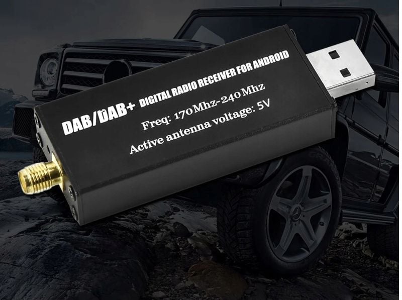 ANTENA,TUNER DAB+ DEDYKOWANY ADAPTER DO RADIA Z SYSTEMEM ANDROID USB, SMA zdjęcie 9