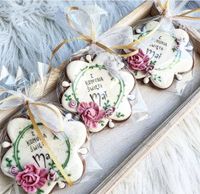 CIASTKO KOMUNIA PLAKIETKA Z KWIATKIEM PODZIĘKOWANIE