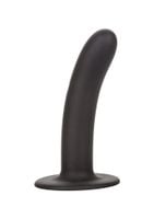 dildo analne boundless silikonowe gładkie czarne 15 cm calexotics