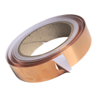 TAŚMA T7517 25mm/10m MIEDZIANA Z KLEJEM PRZEWODZĄCYM, INTRA