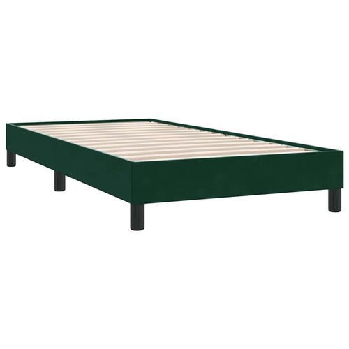 Łóżko typu Box Spring bez materaca Ciemnozielone 200x220 cm na Arena.pl