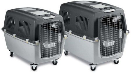 Zestaw 4 mocnych kółek do transportera Stefanplast Gulliver IATA 4, 5, 6, 7 na Arena.pl