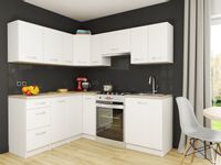 Zestaw mebli kuchennych Marsylia Białe Narożne