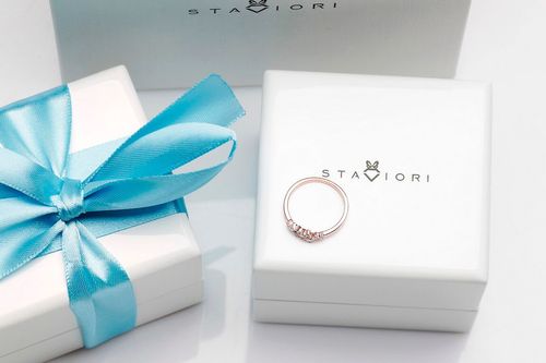 Emaga Złoty pierścionek PRD5400 - Diament na Arena.pl