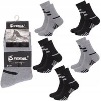 5PAK SKARPETY GRUBE DŁUGIE BAWEŁNIANE ROZMIAR 42-46