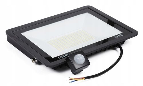 HALOGEN LED 100W LAMPA CZUJNIK RUCHU ZMIERZCHU NAŚWIETLACZ ZEWNĘTRZNY na Arena.pl
