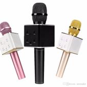 Mikrofon karaoke Q7 z wbudowanymi głośnikami i bluetooth