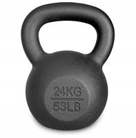 Kettlebell 24kg kettle żeliwny odważnik hantel kula do ćwiczeń