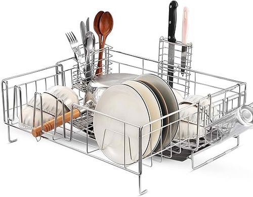 Suszarka do naczyni z ociekaczem stal nierdzewna na Arena.pl