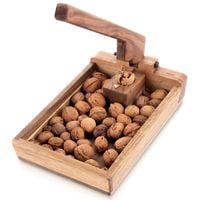 Dziadek do orzechów drewniany 25x18x10 cm