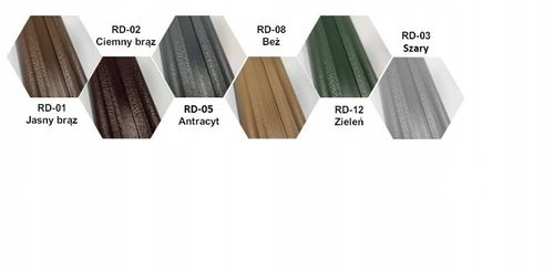 OSŁONA DO PANELI OGRODZENIOWYCH 123 x250 44/62 ANTRACYT Cały kpl+instrukcja na Arena.pl