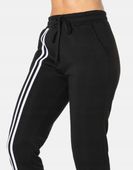 Ciepły Komplet Dresowy Damski Dres Sportowy Czarny Bluza Spodnie 0052-1 M/L