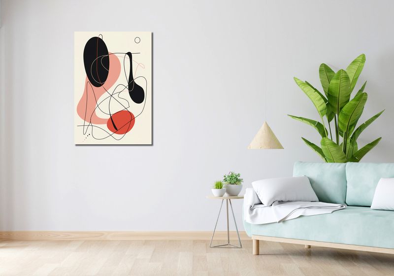 Obraz 60x90cm Wibracje Abstrakcji zdjęcie 2
