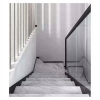 Szare płytki na schody JAK MARMUR 120x30 PÓŁPOŁYSK