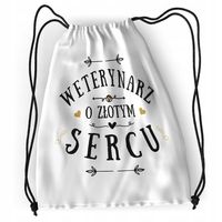 Plecak Sportowy Szkolny Weterynarza Worek Torba Z Nadrukiem Ze Zdjęciem