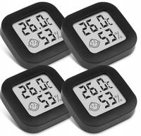 Termometr LGJ GROUP TERMOMETR HIGROMETR czarny