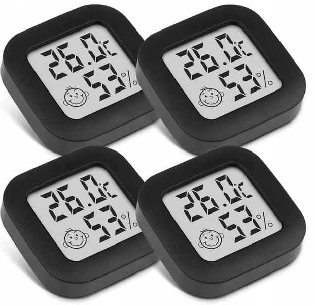 Termometr LGJ GROUP TERMOMETR HIGROMETR czarny zdjęcie 1