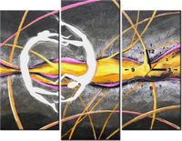 90CM 70 ZEGAR 3 ELEM WIRUJĄCE POSTACIE SCIENNY DRUK