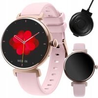 SMARTWATCH ZEGAREK CZARNY PL MENU ACTIVE SPORT PULS POWIADOMIENIA KROKI