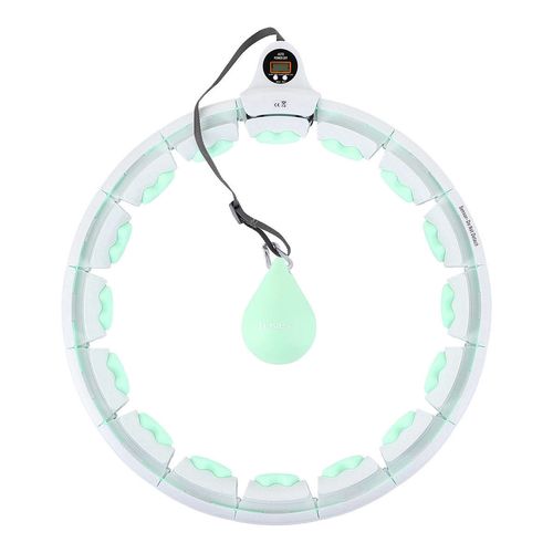 Hula-Hop z wypustkami, obciążnikiem i licznikiem HHW06 HMS zielony na Arena.pl