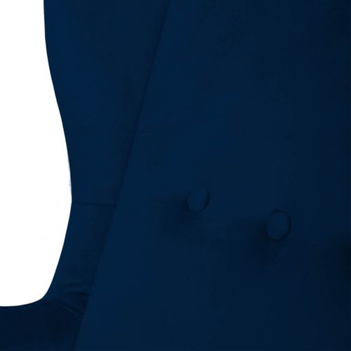 Granatowy Fotel Uszak + Podnóżek + Poduszka GRATIS na Arena.pl