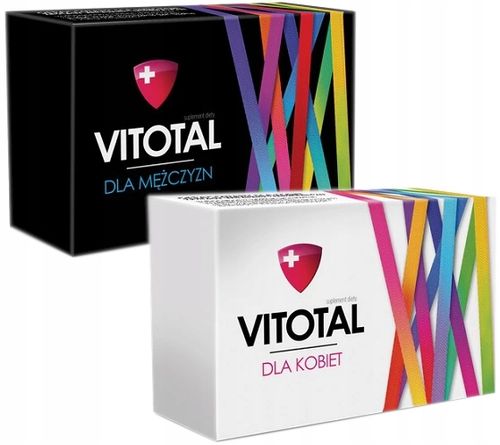 VITOTAL dla kobiet i mężczyzn 30+30 tabl. ZESTAW na Arena.pl