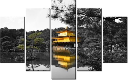 70 100CM OBRAZ 5 ELEM DOM BONZAI MITH HUANG DRUK PŁÓTNO na Arena.pl