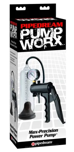 pipedream pump worx max-precision - przezroczysta pompa powietrzna 22,5 cm na Arena.pl