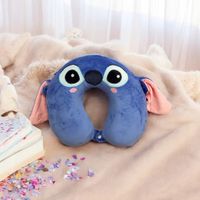 2 x Poduszka Stich & Lilo Zagłówek Rogal PODRÓŻNA TURYSTYCZNA Z USZAMI MIĘK