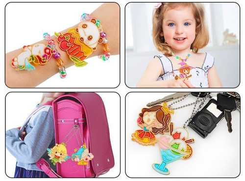 Zestaw Artystyczny Kreatywny Do Malowania Szablony Wzory Zawieszki Nauka na Arena.pl