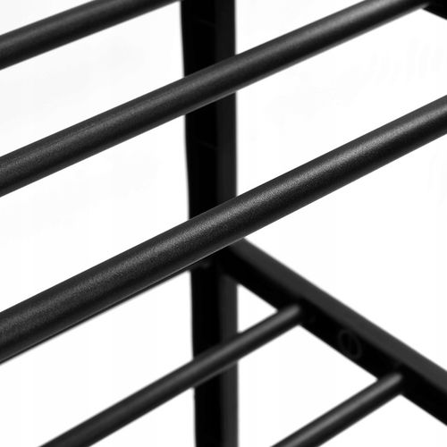 SZAFKA NA BUTY OBUWIE PÓŁKA REGAŁ STOJAK LOFTOWY DO PRZEDPOKOJU CZARNY na Arena.pl