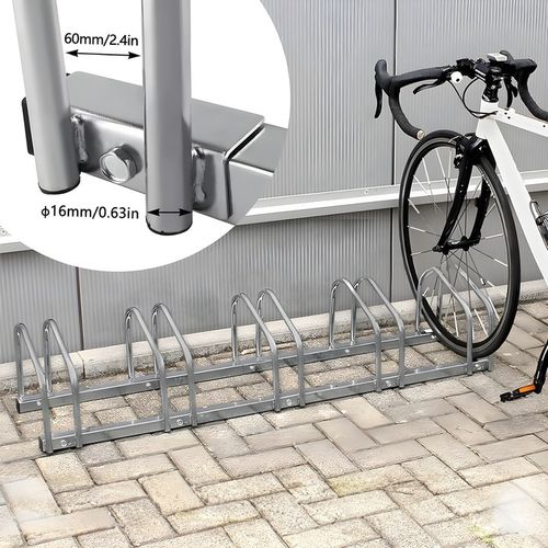 STOJAK NA ROWERY 6 Stanowisk 6 Rowerów Rowerowy Rower Uchwyt Parking Ocynk na Arena.pl