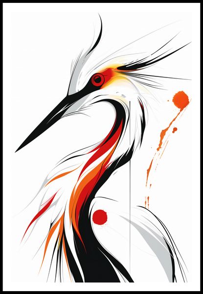 Plakat 61x91,5cm Bocian zdjęcie 3