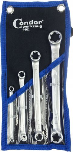 KLUCZE OCZKOWE TORX E E6-E24 4SZT CONDOR na Arena.pl