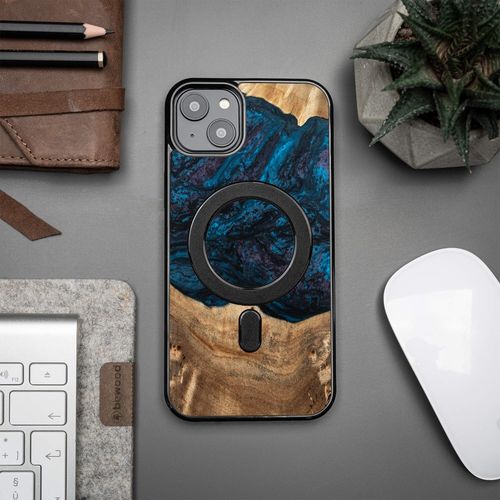 etui bewood unique do iphone 15 plus - planets - neptun z magsafe na Arena.pl
